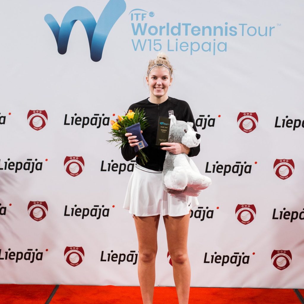 Elza Tomase uzvarot ITF W15 Liepājas turnīrā